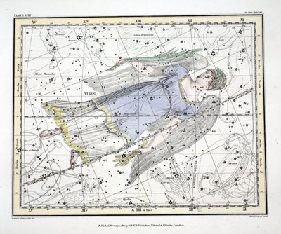 Las constelaciones (Lámina XVIII) Virgo, de 
